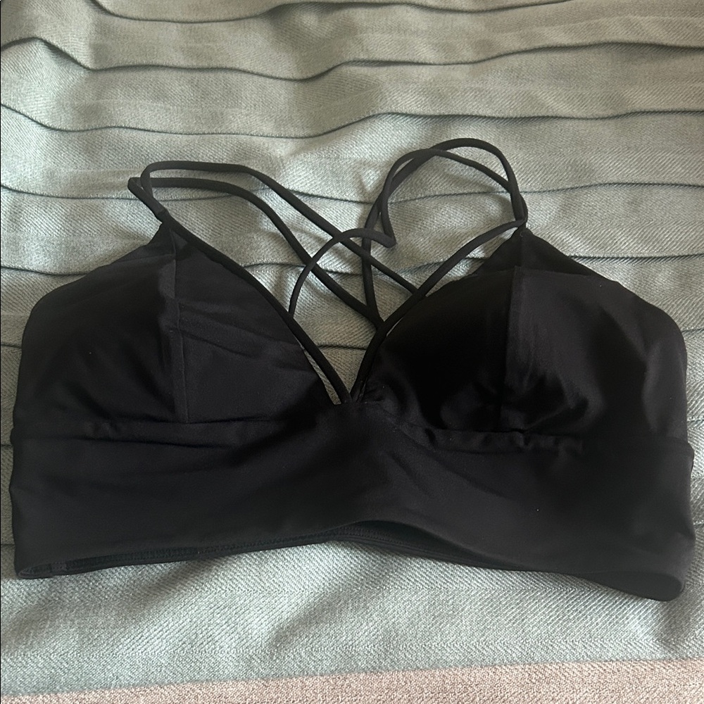 Lululemon Athletica Black Strappy Bra